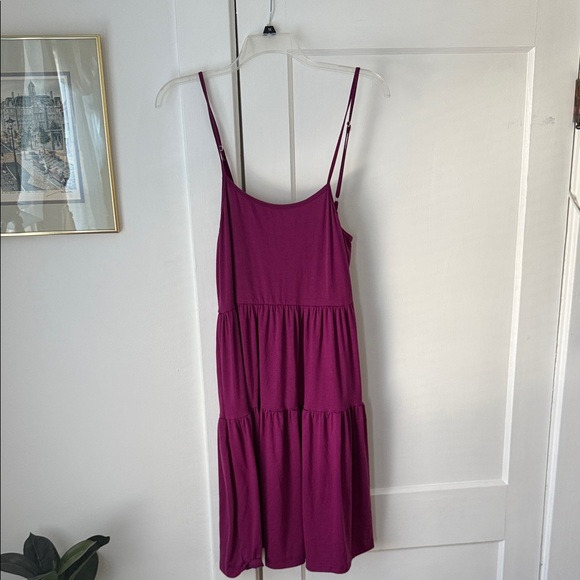 Chic Magenta Sleeveless Mini Dress - Picture 1 of 1